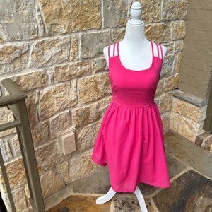 Pink Strappy Razorback Ya Los Angeles Dress